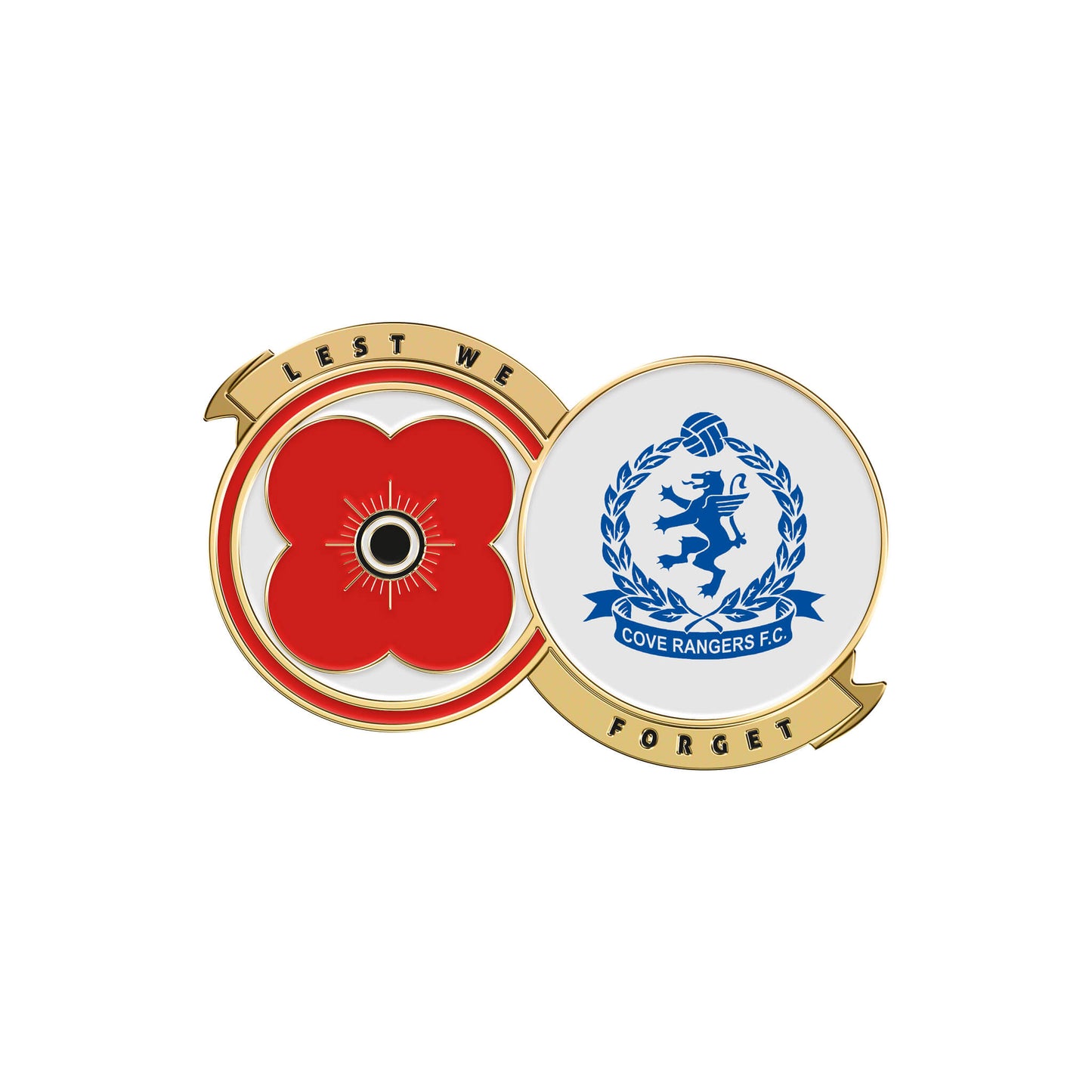 Cove Rangers F.C. Pin Badge F23Z | Poppyscotland