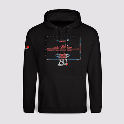 D-Day Vehicles 80th Anniversary Hoodie | Deep Black | Poppyscotland