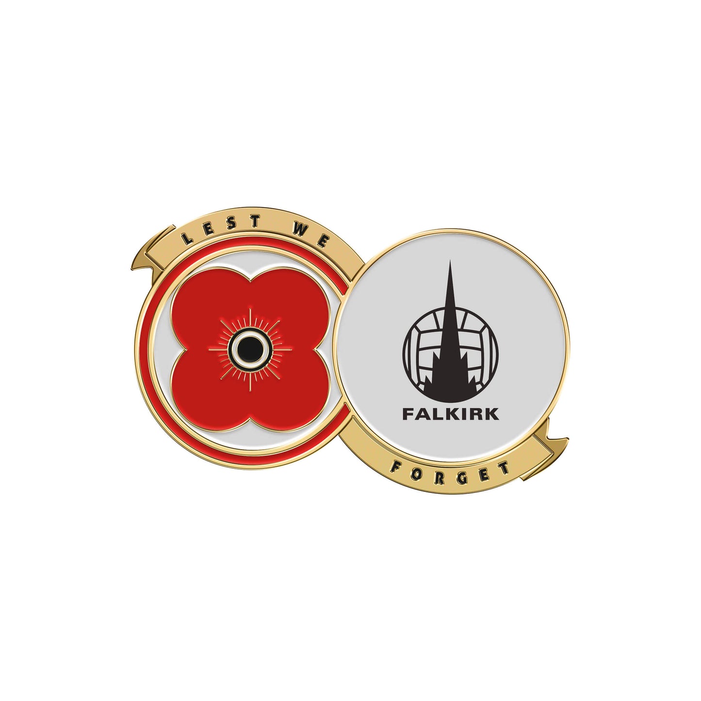 Falkirk F.C. Pin Badge F23F | Poppyscotland