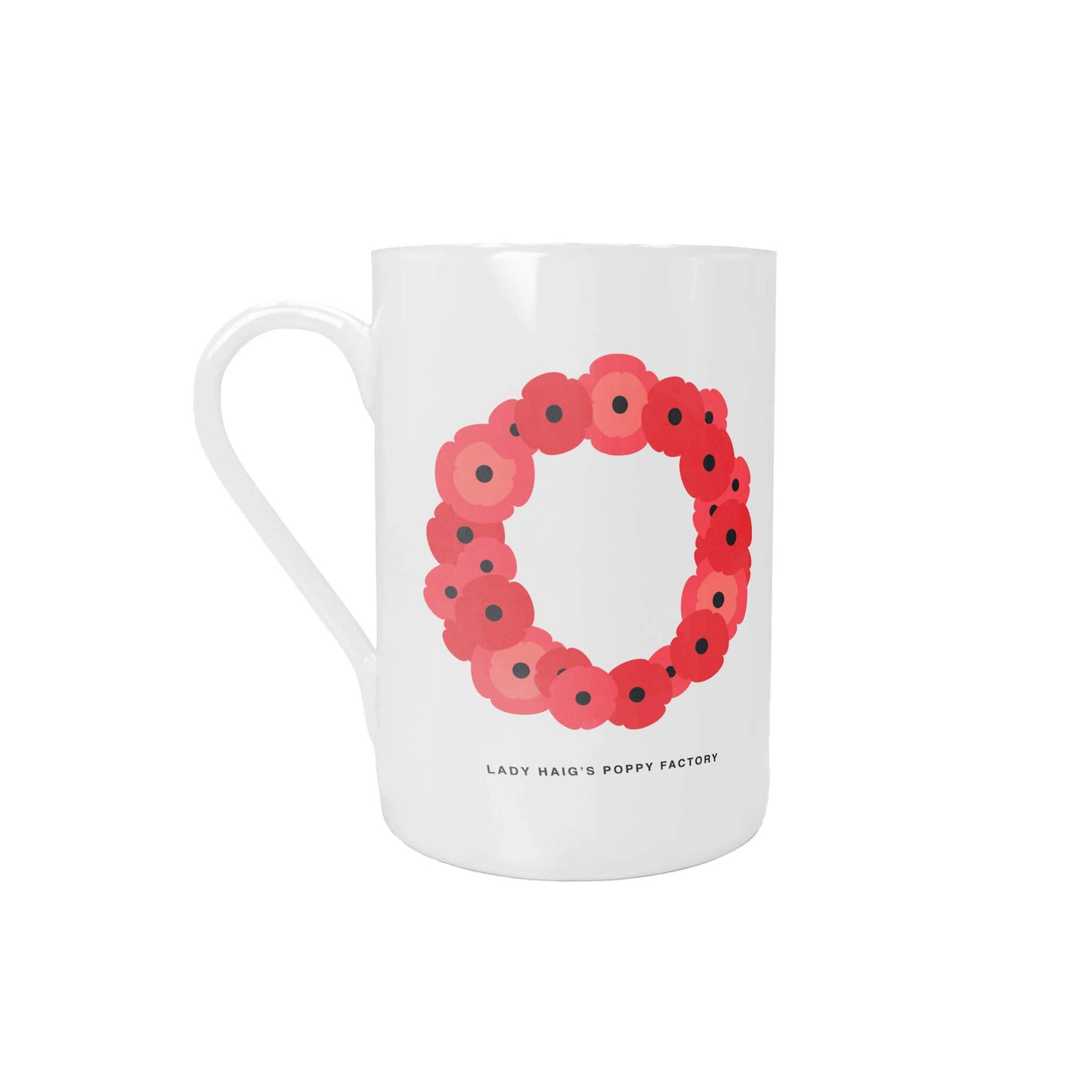 Lady Haig's Poppy Factory China Mug - White - Poppyscotland