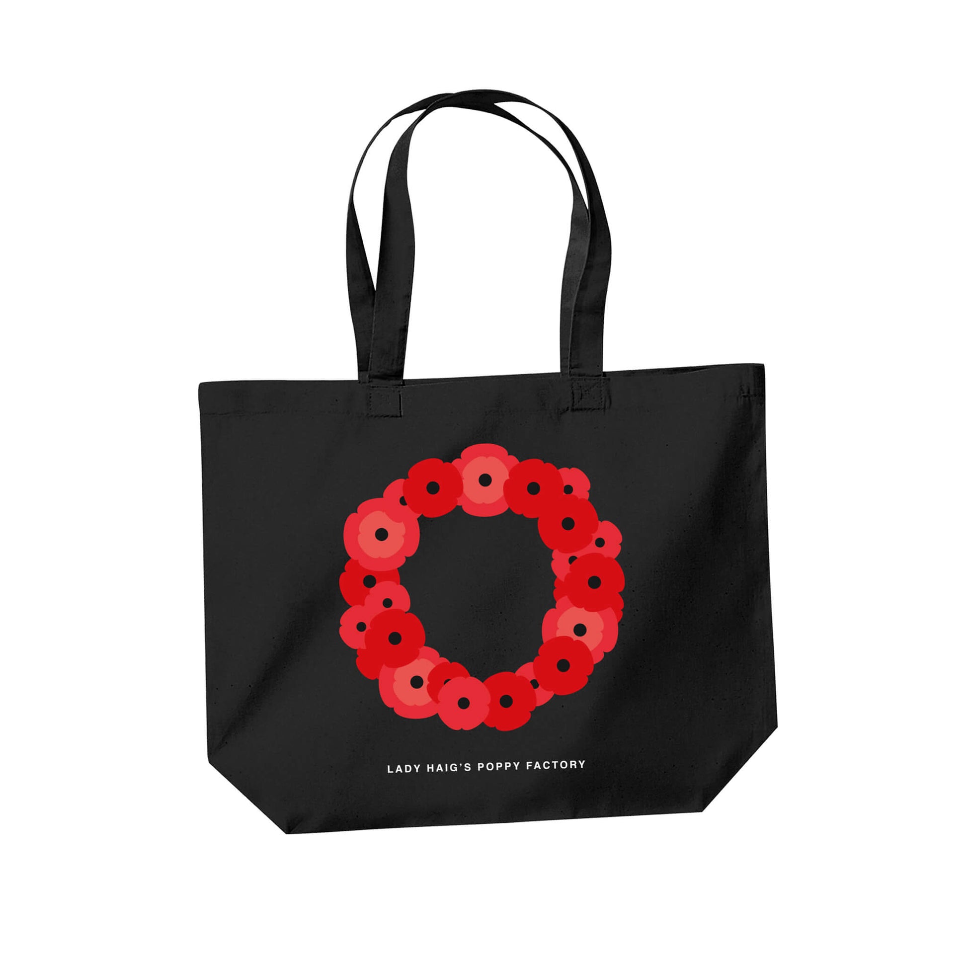 Lady Haig's Poppy Factory Large Canvas Shopper - Poppyscotland