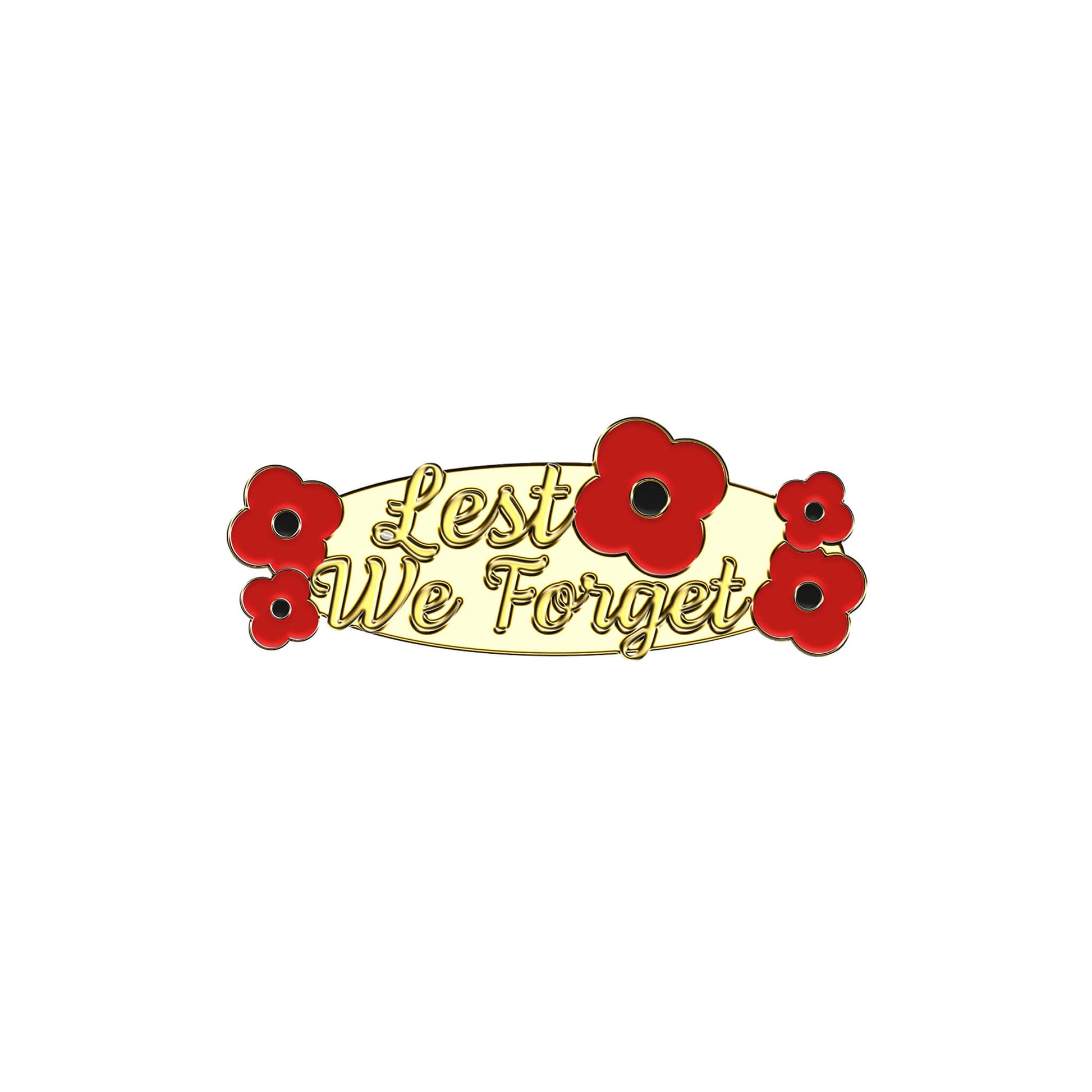 Lest We Forget Pin Badge 23R | Poppyscotland