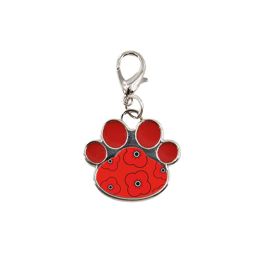 Poppyscotland Paw Dog Collar Tag | Poppyscotland