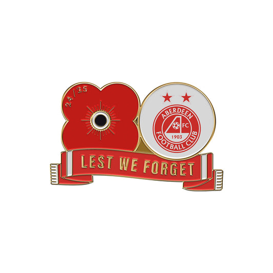 2024 Aberdeen F.C. Pin Badge F24V - Poppyscotland