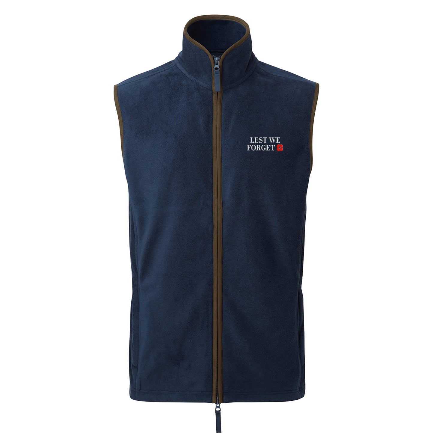 Artisan Fleece Gilet - Navy - Poppyscotland