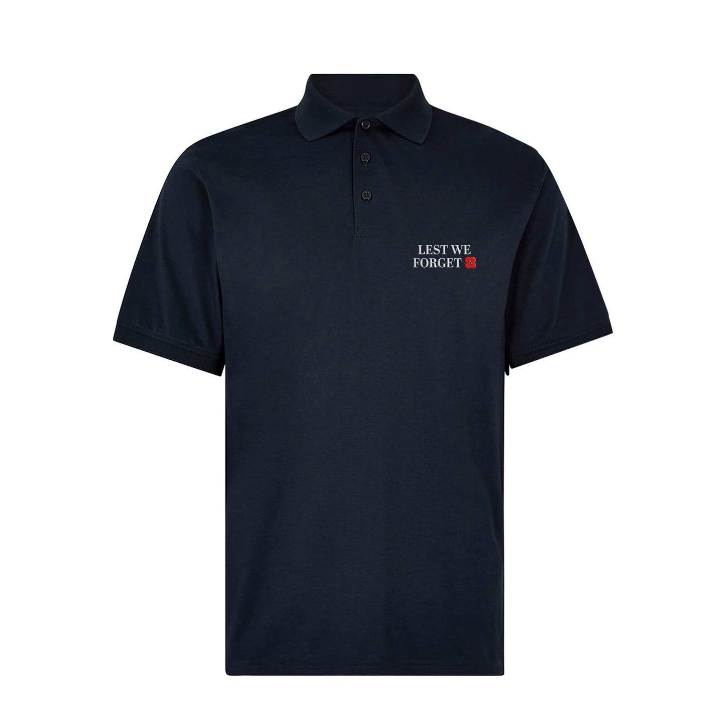 LWF Embroidery Jersey Polo - Navy - Poppyscotland