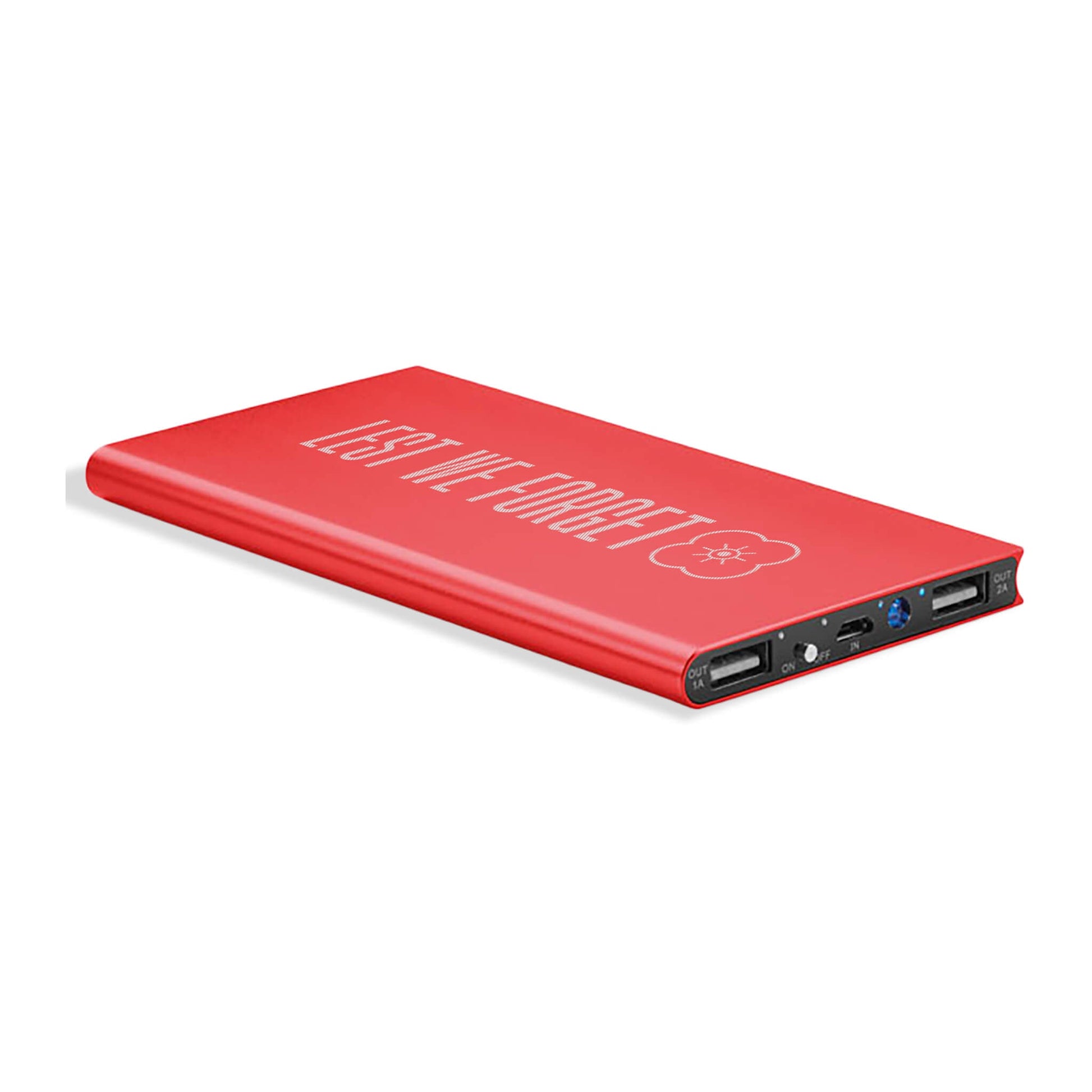 LWF Power Bank - Red - Aluminium - Poppyscotland