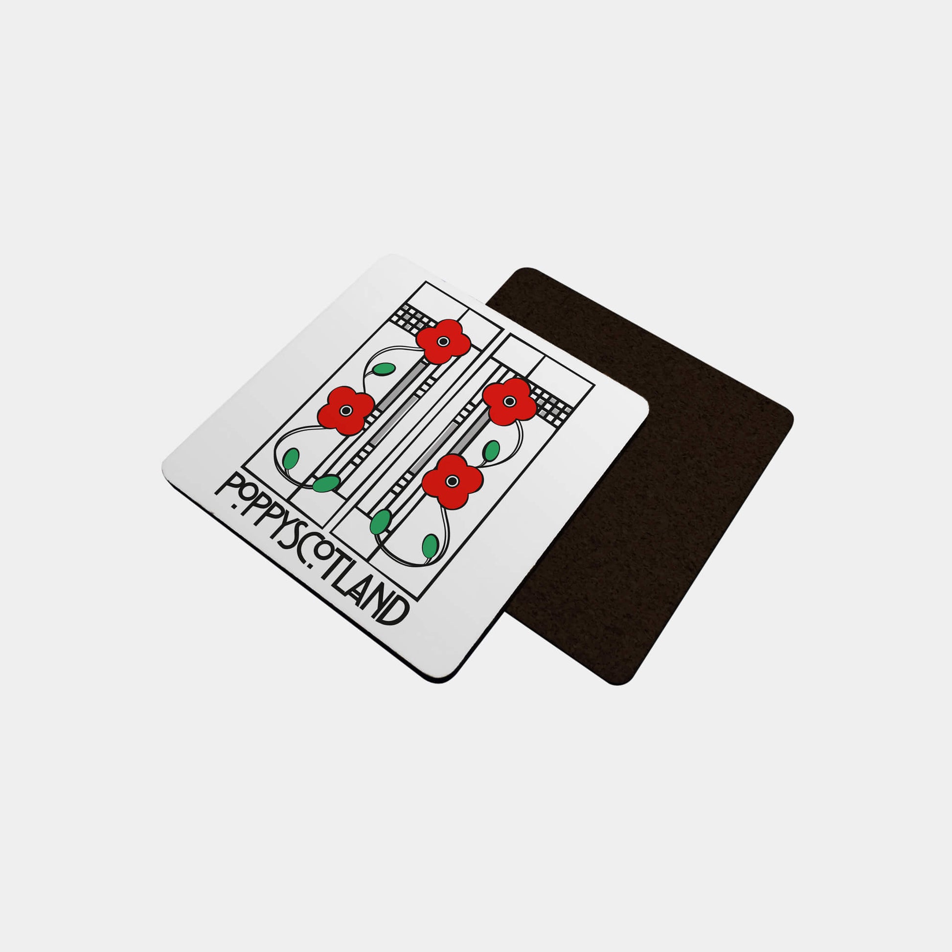 Mackintosh Coaster - White - Poppyscotland