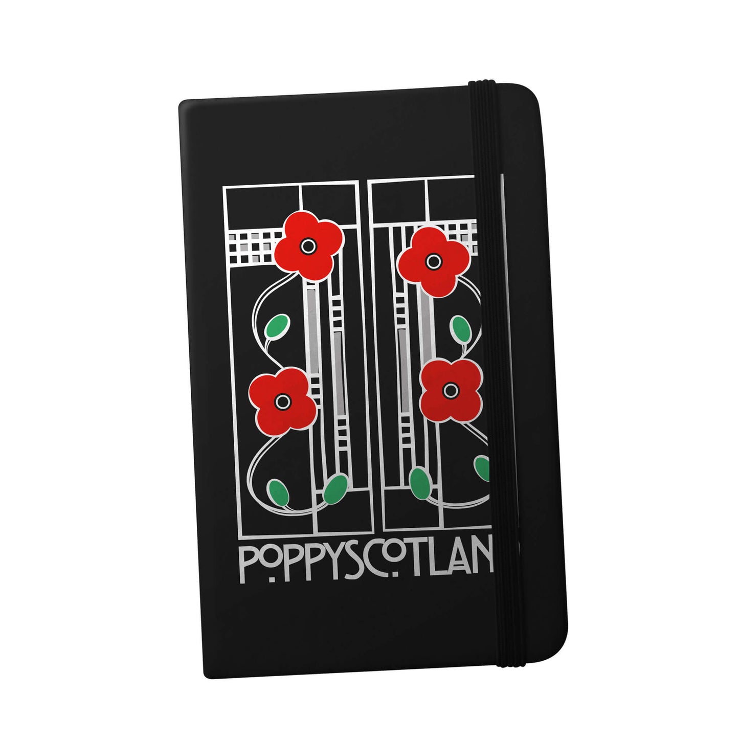 Mackintosh A5 Notebook - Black - Poppyscotland