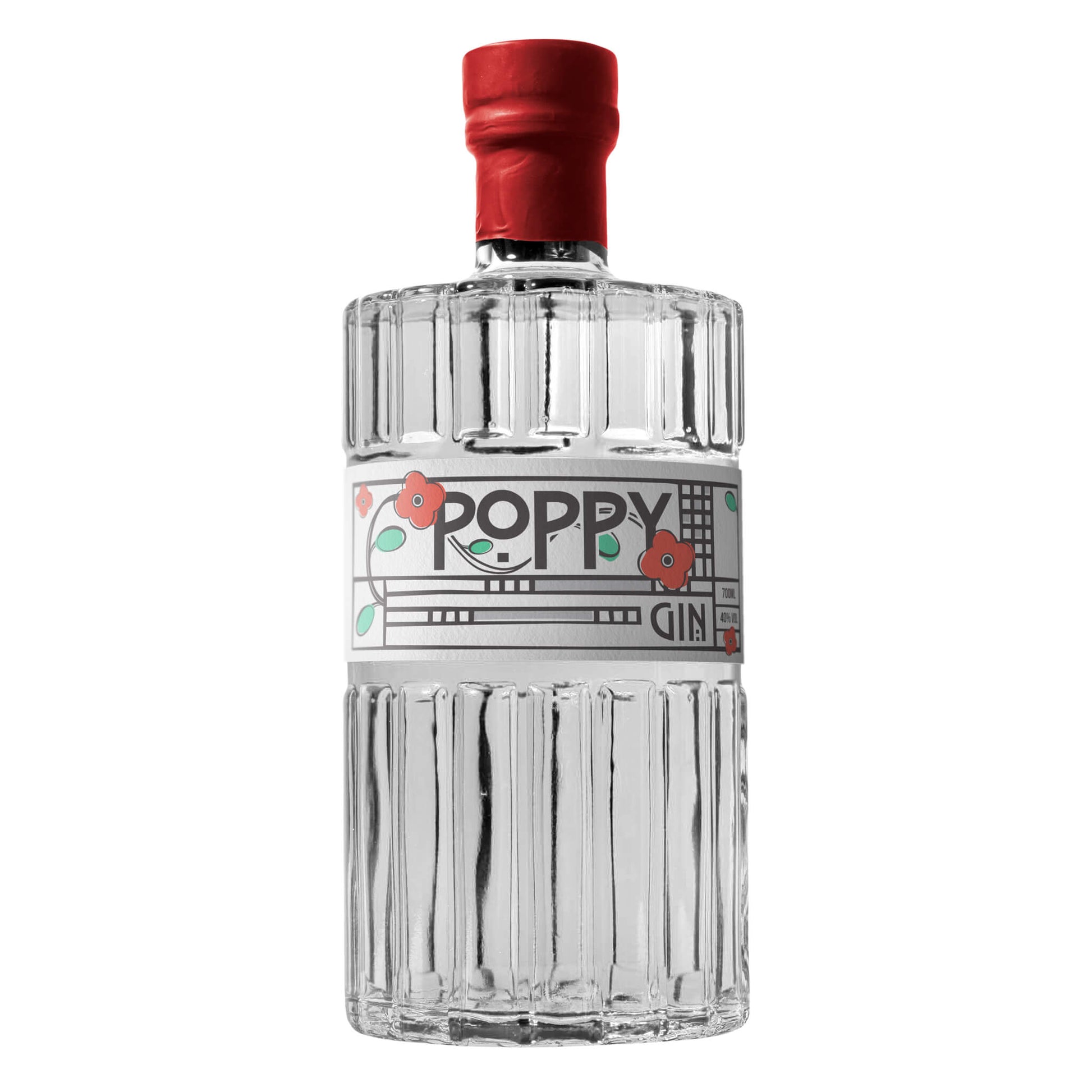 Poppy Gin with Mackintosh style label - Poppyscotland