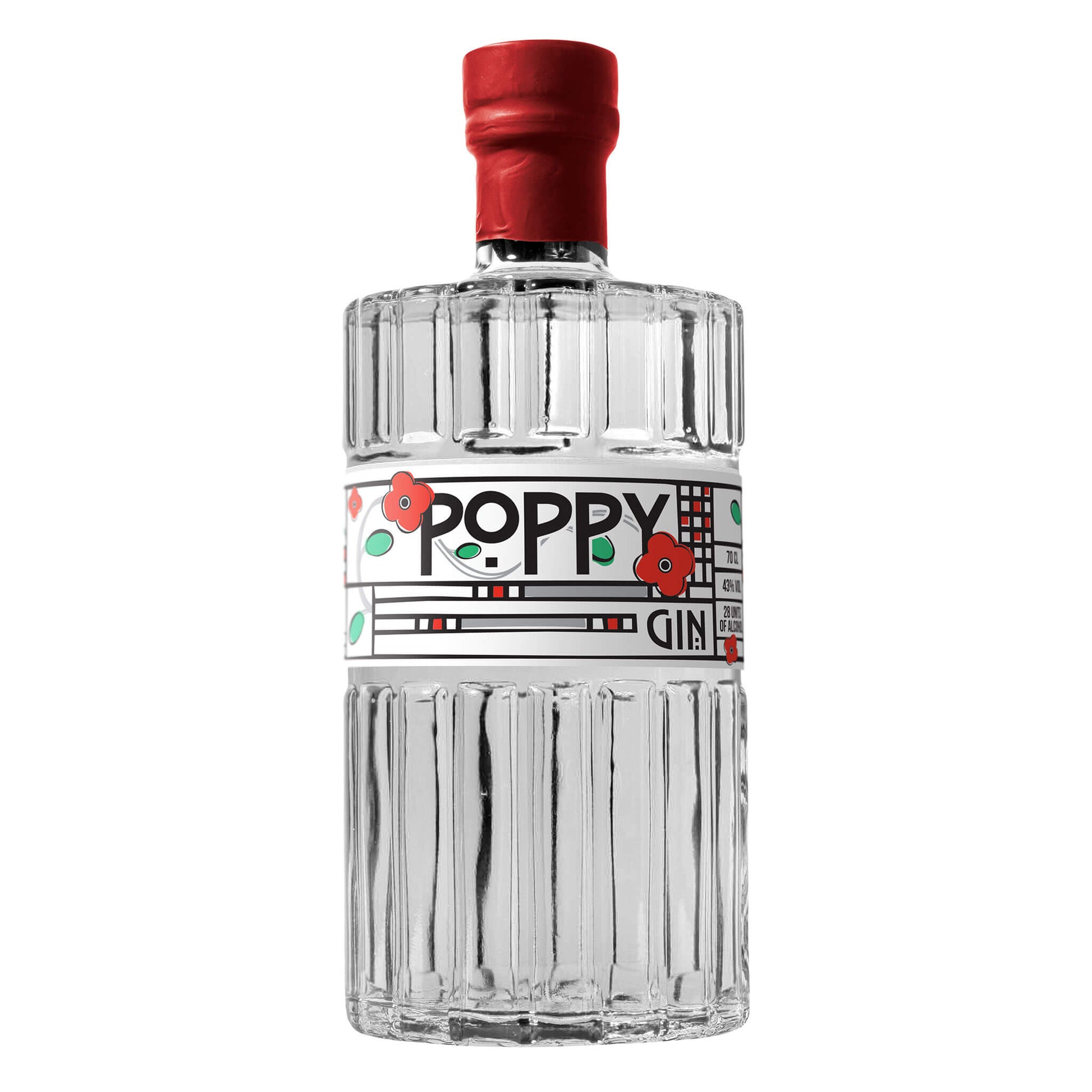 Poppy Gin with Mackintosh style label - Poppyscotland