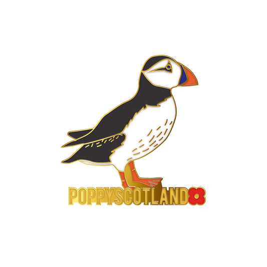 Puffin Pin Badge 24C - Poppyscotland