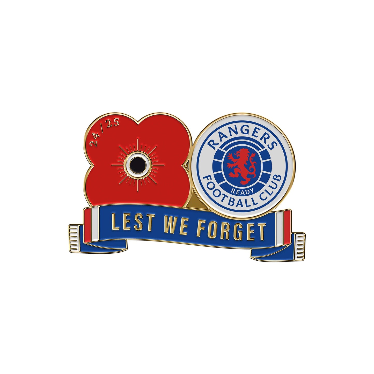 2024 Rangers F.C. Pin Badge F24A - Poppyscotland