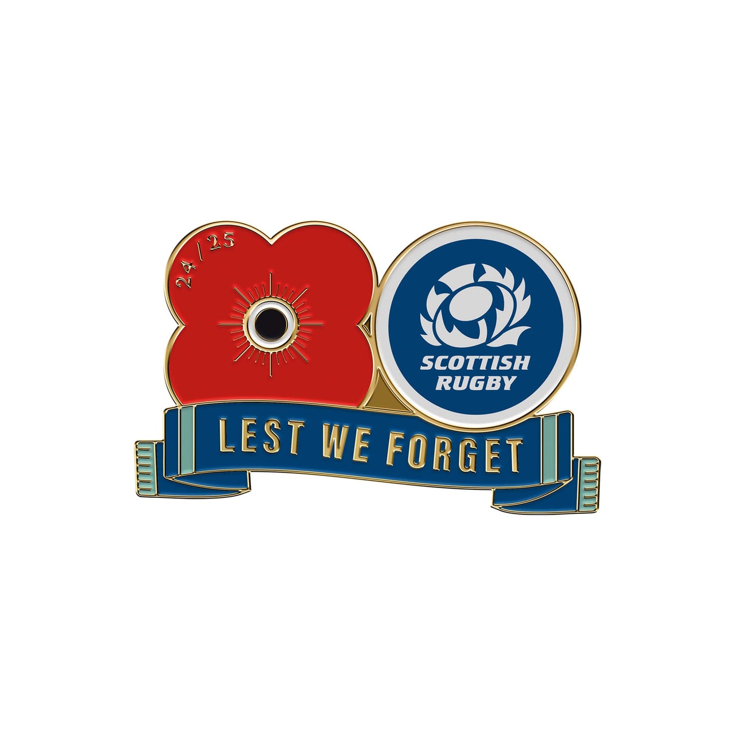 2024 SRU Pin Badge F24Z - Poppyscotland