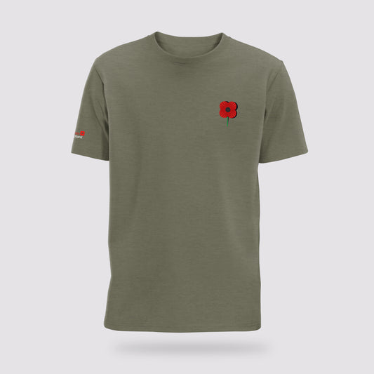 Poppy T-Shirt | Military Green | Poppyscotland