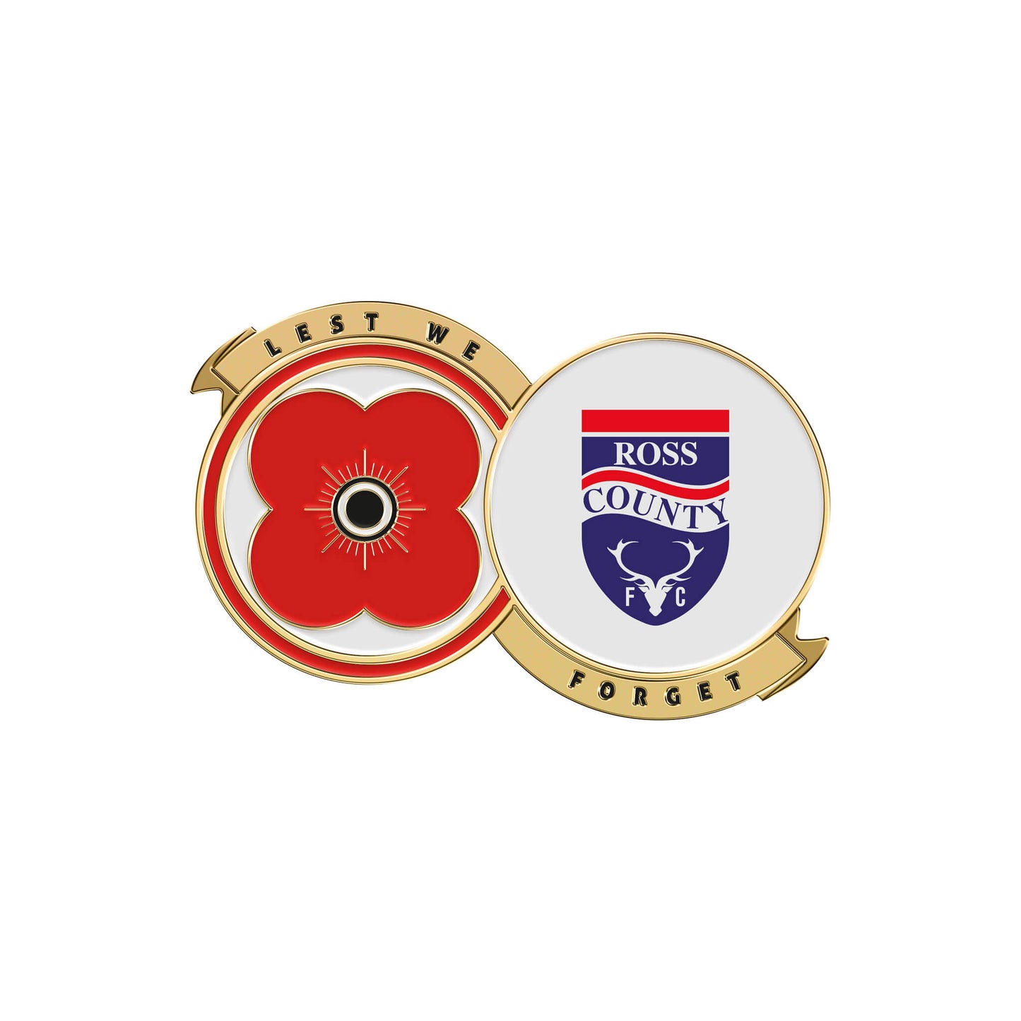 Ross County F.C. Pin Badge F23Q | Poppyscotland