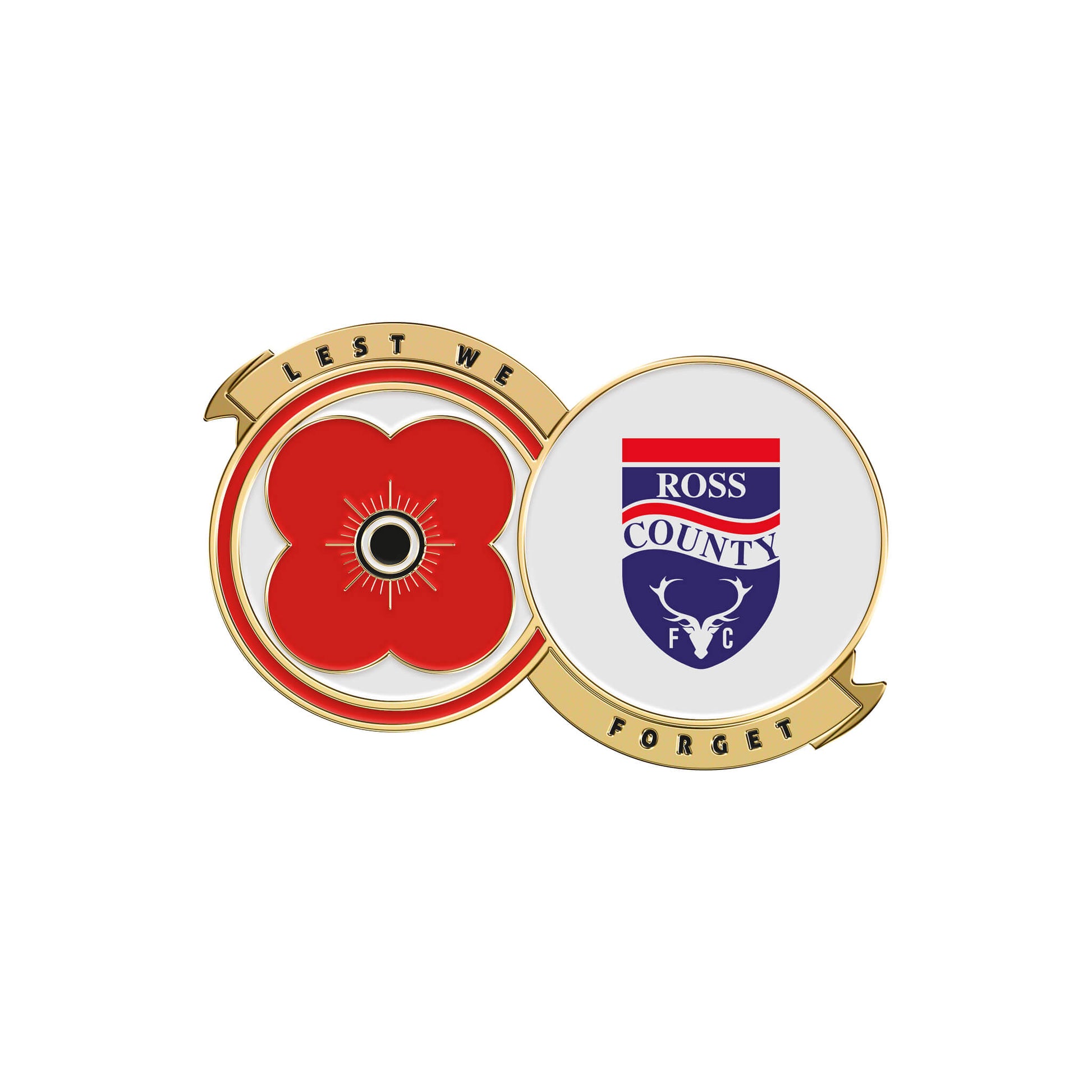 Ross County F.C. Pin Badge F23Q | Poppyscotland