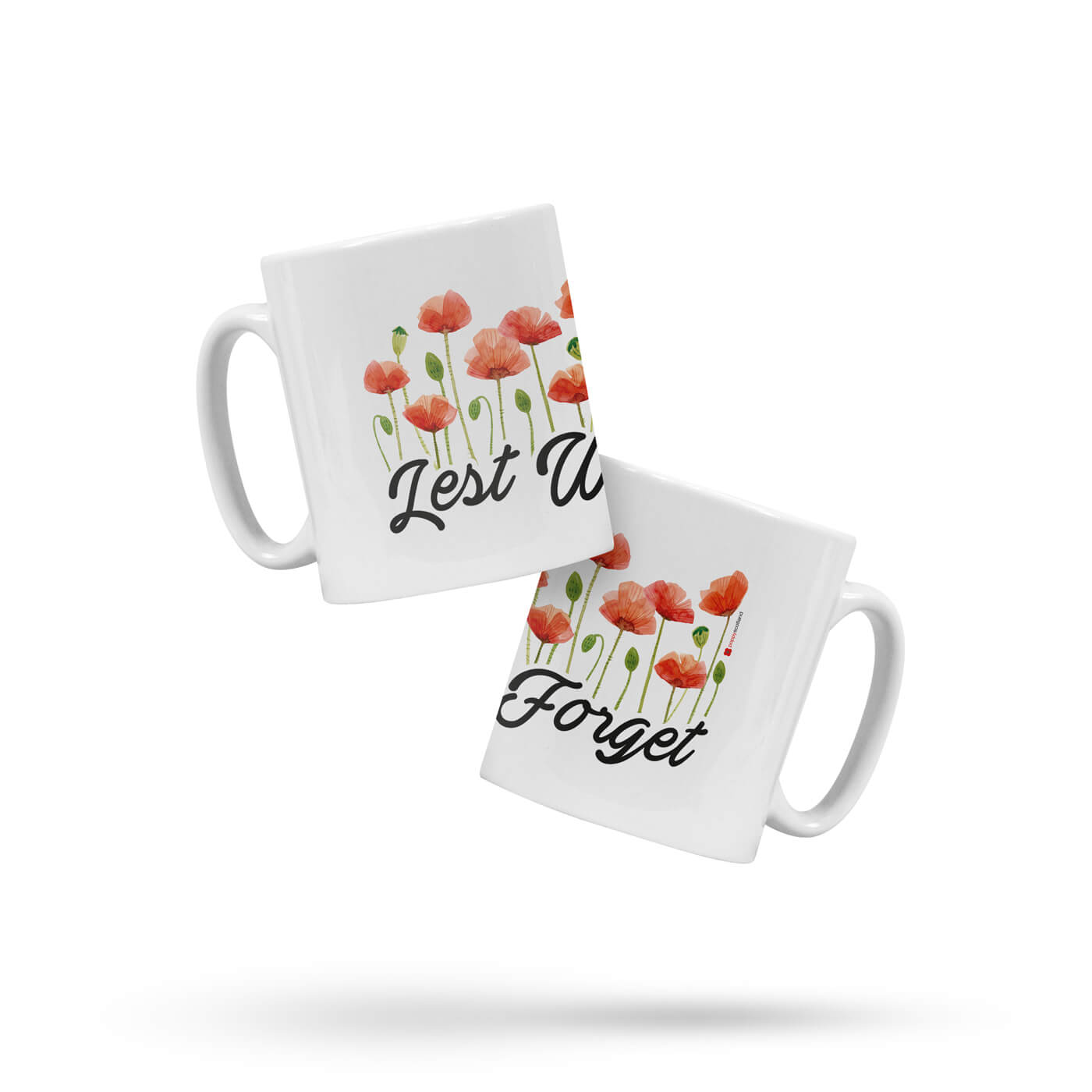 Lest We Forget Poppies Ceramic Mug