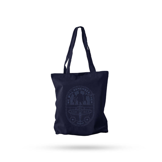 Blueprint Navy Cotton Shopper - Poppyscotland