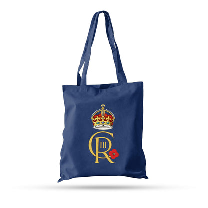 King Charles III Coronation Cotton Shopper