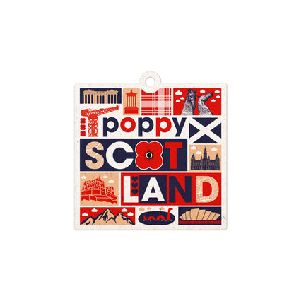 Landmarks Poppyscotland Car Air Freshener