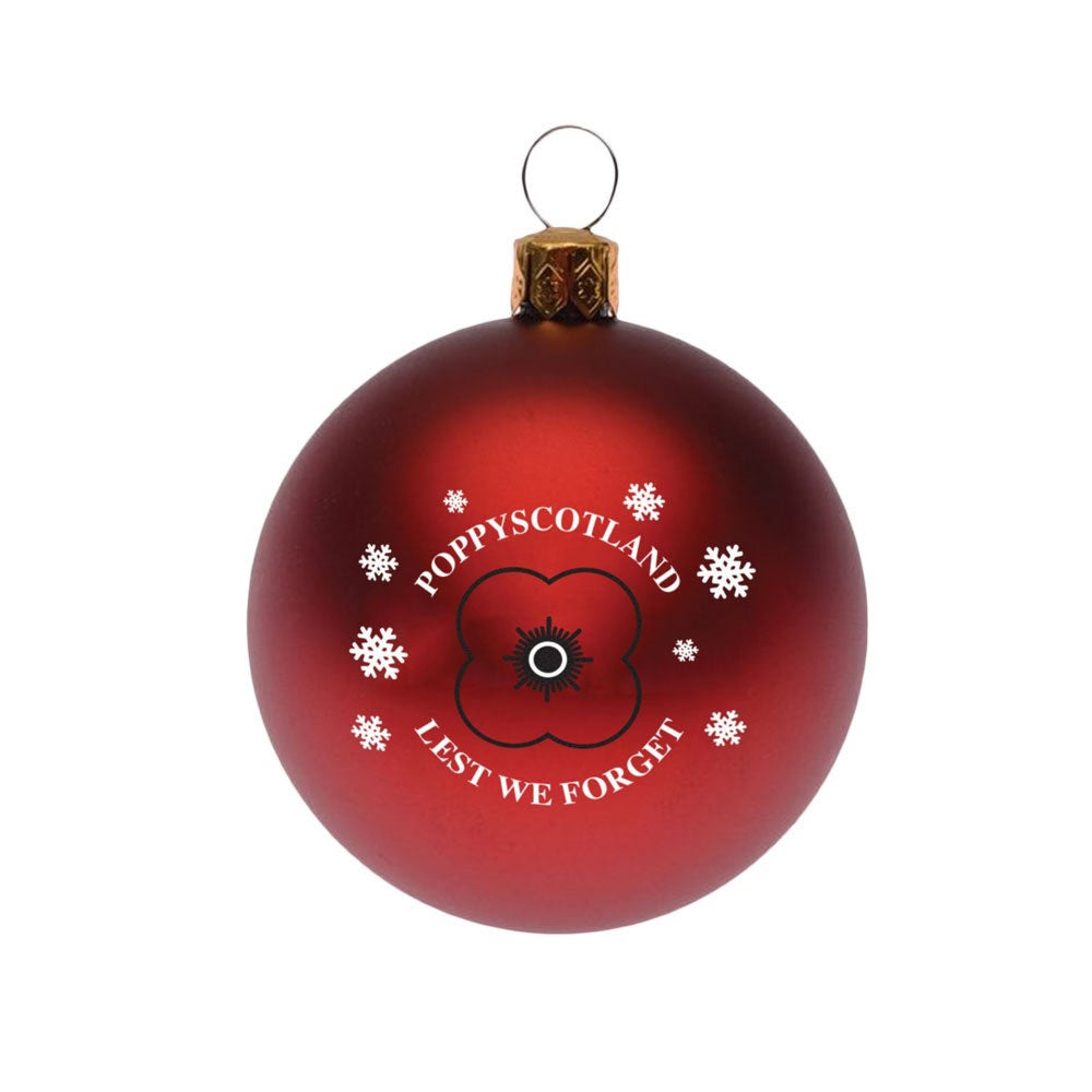 Poppyscotland 'Poppy' Christmas Bauble