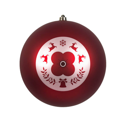 4pk Christmas Shatterproof Baubles