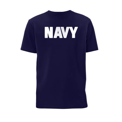 Royal Navy T-Shirt | Navy | Back | Poppyscotland