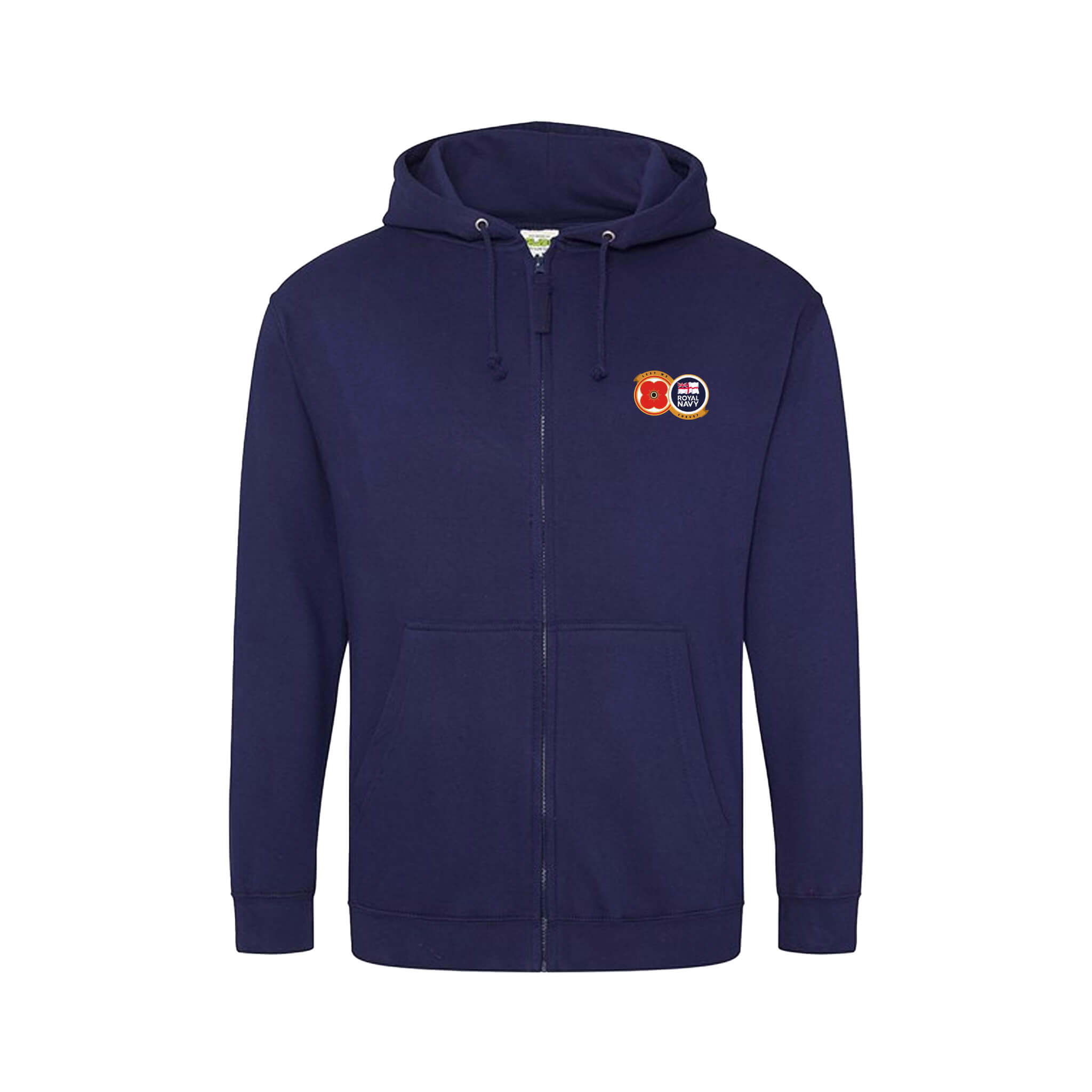 Royal Navy Zipped Hoodie Poppyscotland