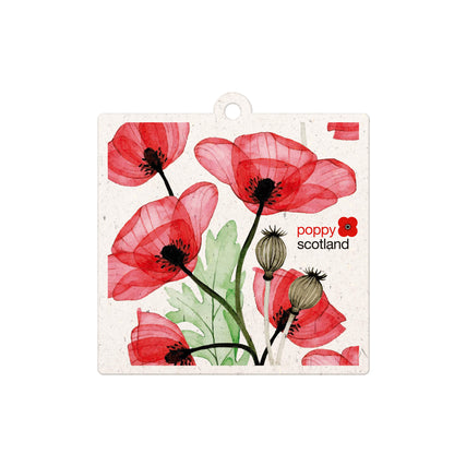 Wild Poppies Car Air Freshener | Poppyscotland